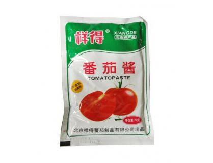 tomate bolsa de envasado ketchup